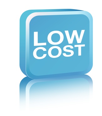 Low Cost Sign - blue